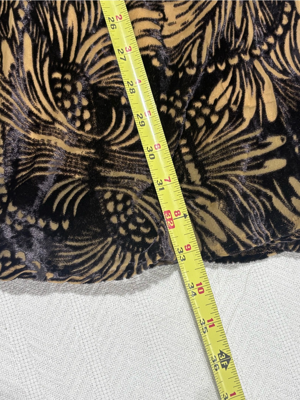 🩷Free People Black and Tan Floral-Print Mini Dress - Picture 10 of 11